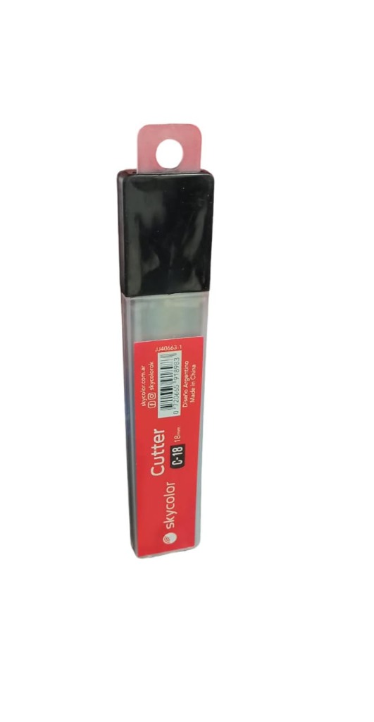 REP.CUCHILLA GDE.PREMIUM x10u.  SKYCOLOR.